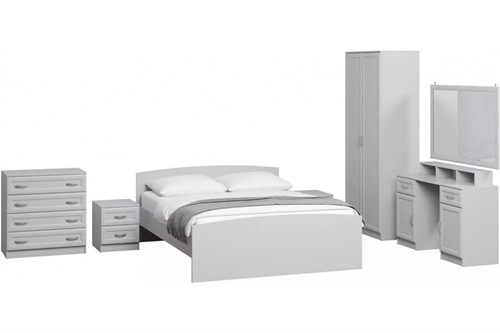Модульная спальня Арина-5 Серый - фото 138909