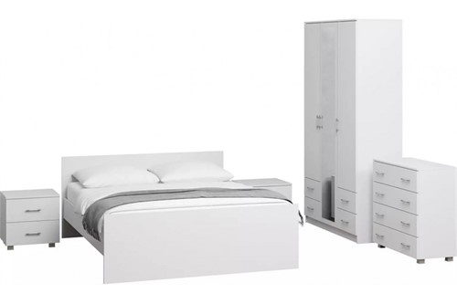 Модульная спальня Милена-3 Белый - фото 139001