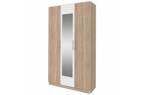 Шкаф 3 дверный с зеркалом Оливия - фото 163755