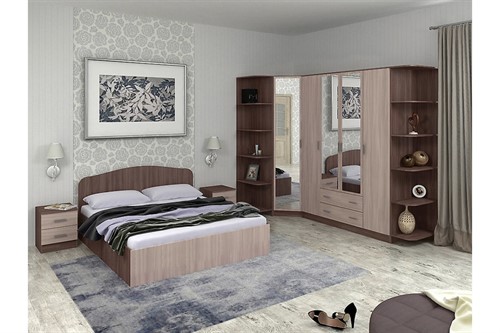 Спальня Тавла-7 Л Дизайн-2 - фото 181518