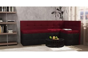 Кухонный диван Токио (Домино) Комби Red угловой