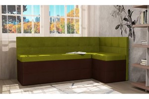 Кухонный диван Токио (Домино) Комби Green угловой