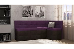 Кухонный диван Токио (Домино) Комби Violet угловой