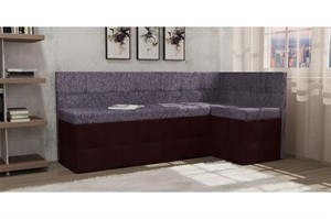 Кухонный диван Токио (Домино) Комби Лавендер угловой