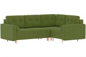 Диван модульный угловой Белфаст Plush Green