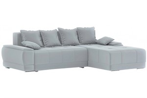 Диван угловой Нордкиса Plush Мини Light Grey