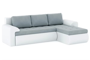 Диван угловой Кормак (Цезарь) Plush Light Grey