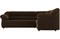 Диван угловой Карнелла Вельвет Brown - фото 127075