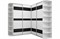 Шкаф-купе угловой Бакс-6 Белый с угловыми элементами - фото 137518