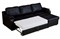 Диван угловой Берета Nero кожаный - фото 139614