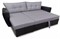 Диван угловой Амстердам Grey Black - фото 139956