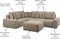 Диван модульный угловой Гунер-1 Plush Coffee - фото 140107