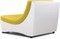 Диван модульный Монреаль-1 Plush Yellow пума - фото 142417