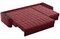 Диван угловой Даллас Plush Red - фото 142699