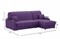 Диван угловой Карина Plush Фиолет - фото 144792