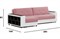 Диван угловой Атланта-2 Пинк - фото 145740