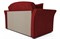 Диван прямой Малютка 2 красный выкатной - фото 147300