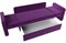 Диван детский Смарт Вельвет Фиолетовый-Black - фото 147340