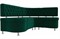 Кухонный диван Вегас Plush Green угловой - фото 148056 Кухонный диван Вегас Plush Green угловой - фото 148056