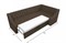 Кухонный диван Мерлин Сountry Brown угловой - фото 148068
