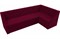 Кухонный диван Мерлин Вельвет Red угловой - фото 148334