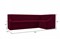 Кухонный диван Мерлин Вельвет Red угловой - фото 148337