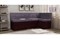 Кухонный диван Токио (Домино) Комби Лавендер угловой - фото 148455