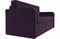 Диван детский Смарт Велюр Фиолетовый-Black - фото 148773