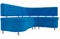 Кухонный диван Вегас Plush Blue угловой - фото 149631 Кухонный диван Вегас Plush Blue угловой - фото 149631