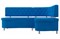 Кухонный диван Вегас Plush Blue угловой - фото 149632 Кухонный диван Вегас Plush Blue угловой - фото 149632