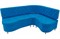 Кухонный диван Вегас Plush Blue угловой - фото 149633 Кухонный диван Вегас Plush Blue угловой - фото 149633
