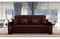 Диван прямой Престиж коричневый 140см книжка - фото 150069