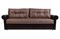 Диван прямой Манако еврокнижка коричневый - фото 150278