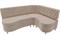 Кухонный диван Вегас Plush Beige угловой - фото 150650