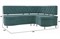 Кухонный диван Вегас Plush Бирюза угловой - фото 150658