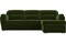 Диван угловой Бостон Вельвет Green - фото 150962