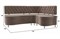 Кухонный диван Вегас Plush Brown угловой - фото 150978