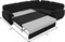 Диван угловой Бруклин Black - фото 151371