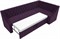 Кухонный диван Мерлин Велюр Лилак угловой - фото 153338