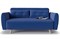 Диван-кровать улитка Шельда синий - фото 153615