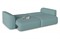 Диван прямой Спейс Happy turquoise - фото 153930