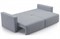 Диван прямой Boss 14 Gray blue Еврокнижка - фото 154134