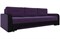 Диван прямой Ник-3 Фиолетовый Черный еврокнижка - фото 154463