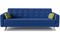 Диван прямой Monaco книжка Zara blue - фото 155111
