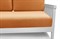 Диван прямой Норман оранжевый сосна - фото 155177