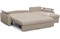 Диван угловой Денвер Бежевая рогожка Аккордеон - фото 155458