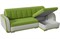Диван угловой Генри (Агата) Green Еврокнижка - фото 156125