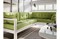 Диван угловой Астер textile беленый дуб green - фото 157260