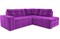 Диван угловой Леос micro-velvet Purple еврокнижка - фото 157626