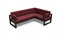 Диван угловой Астер Velvet венге red - фото 157670